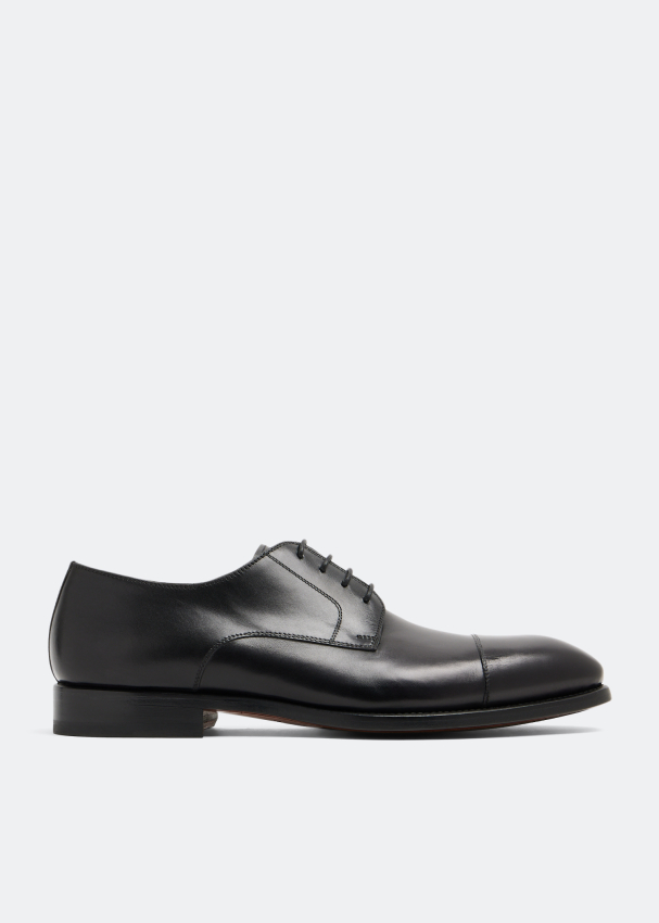 Magnanni Leather Derby shoes for Men - Black in UAE | Level Shoes