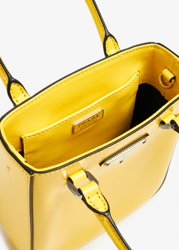 Prada yellow purse cheap