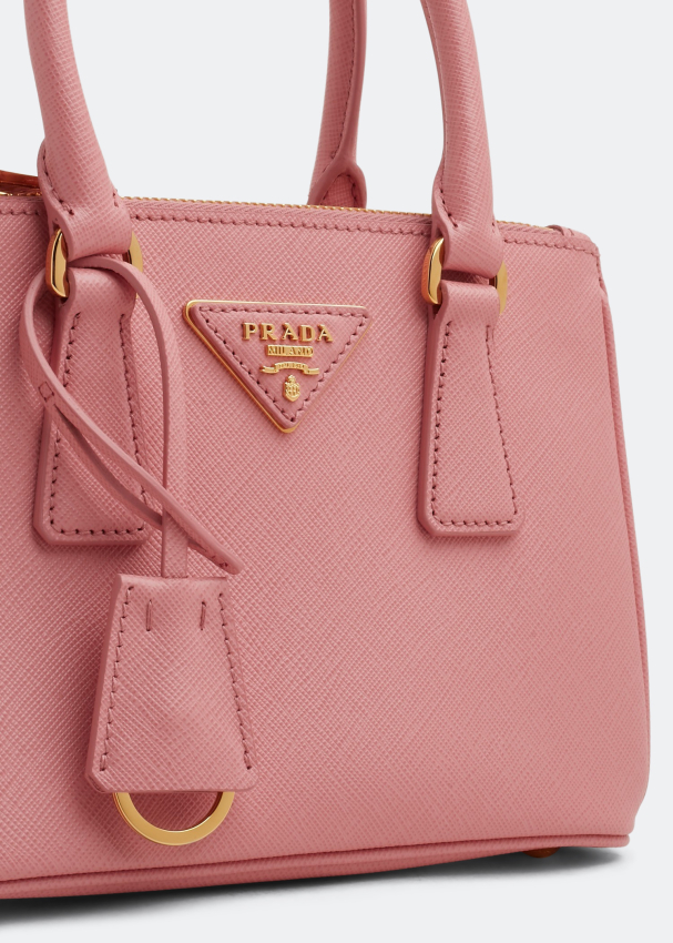 Buy Prada Pink Small Logo Shoulder Bag in Saffiano Leather for WOMEN in  Oman