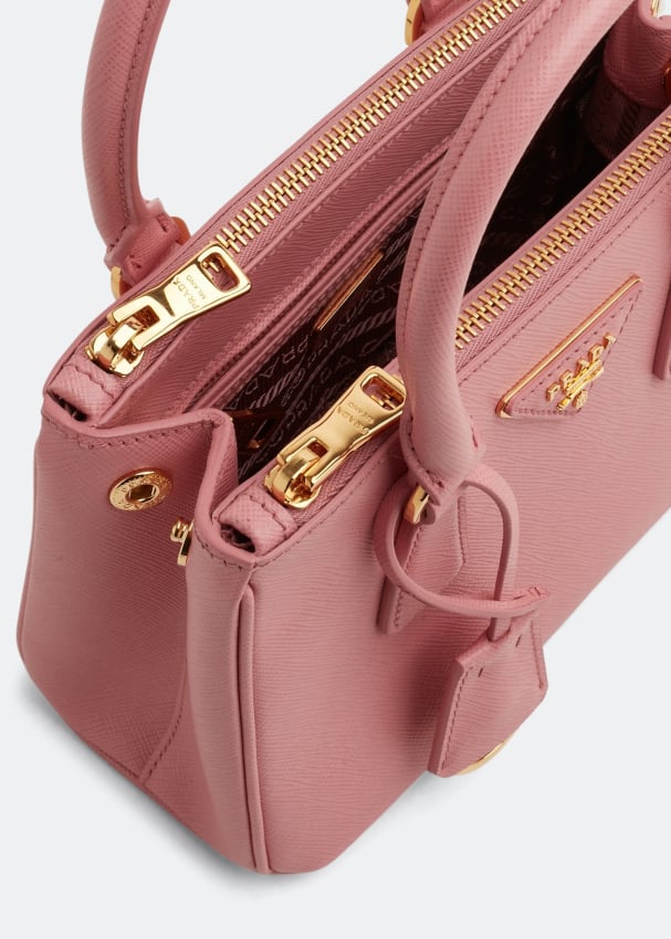 Prada Galleria leather micro bag for Women - Pink in Bahrain