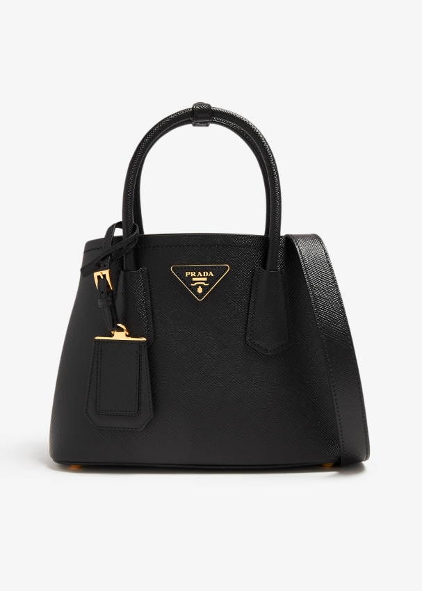 Prada double saffiano leather tote hot sale