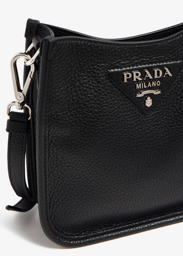 Prada | Bags | Renylon And Saffiano Leather Shoulder Bag | Poshmark