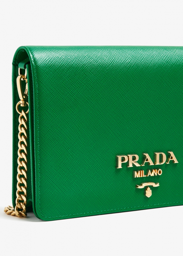 Re-edition handbag Prada Green in Synthetic - 36658360