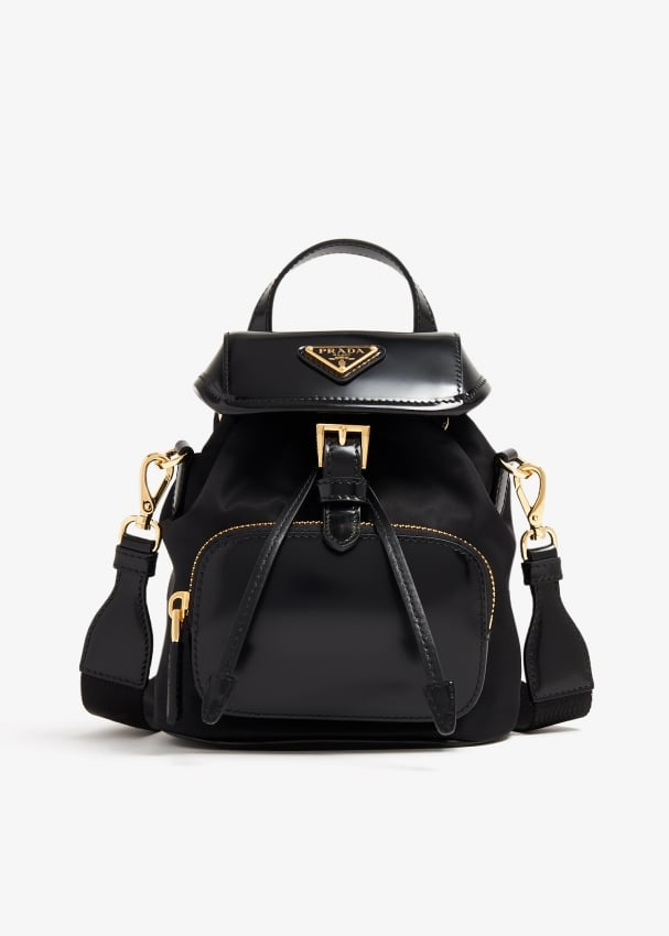 Shop PRADA 2WAY Plain Leather Crossbody Bag Logo Backpacks by ANNME | BUYMA