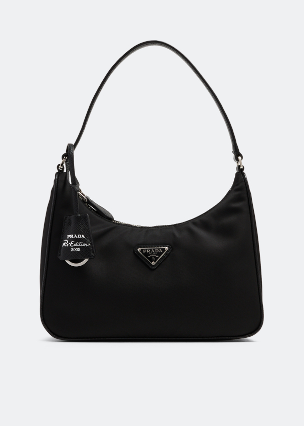 Prada Re-edition 2005 Nylon Bag in Black