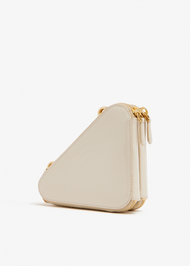 White sales patent purse