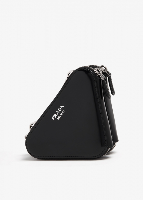 ★関税込★PRADA★MINI POUCH_UMK60 Prada Embellished satin mini-pouch for Women - Black in