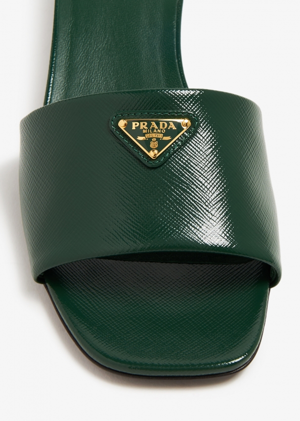 Green prada slides deals