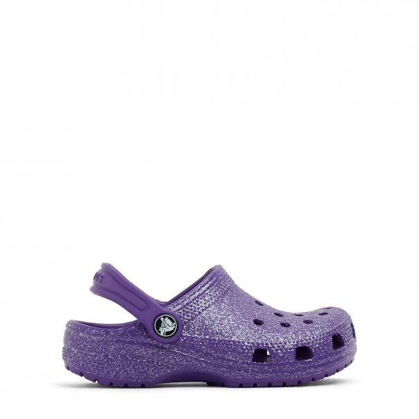 Purple sales glitter crocs