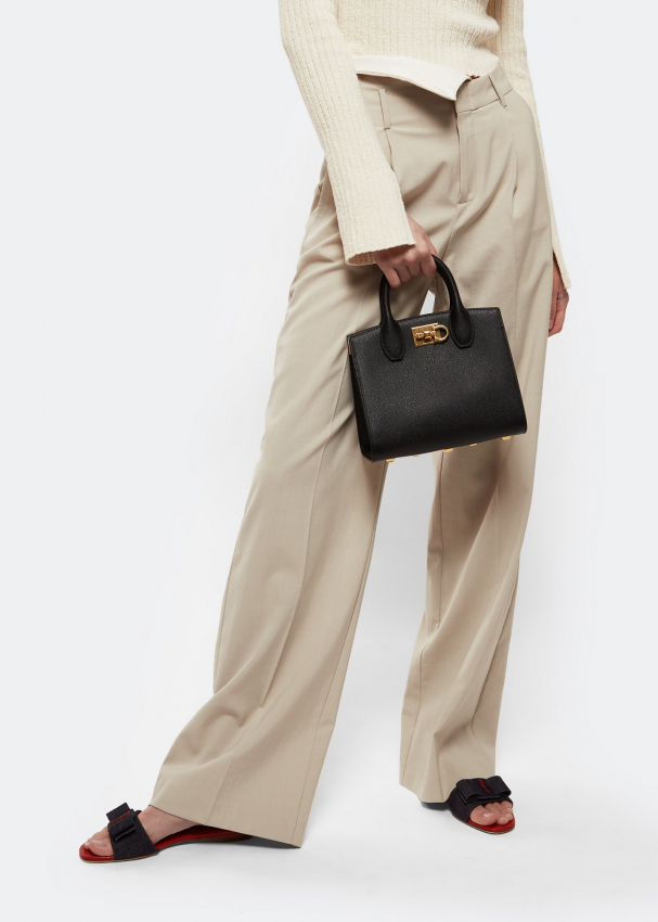 Ferragamo Studio Box bag for Women - Black in UAE | Level Shoes