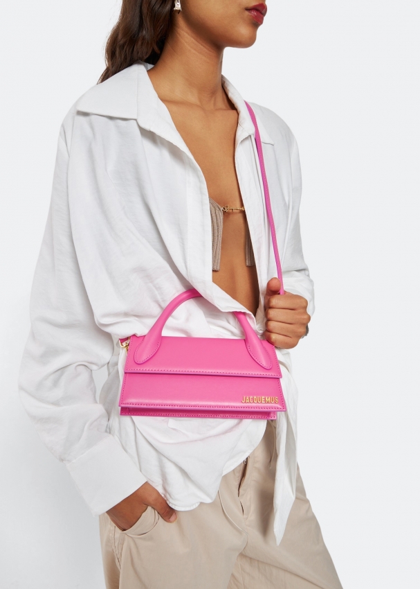 Jacquemus Le Chiquito long bag for Women - Pink in UAE | Level Shoes