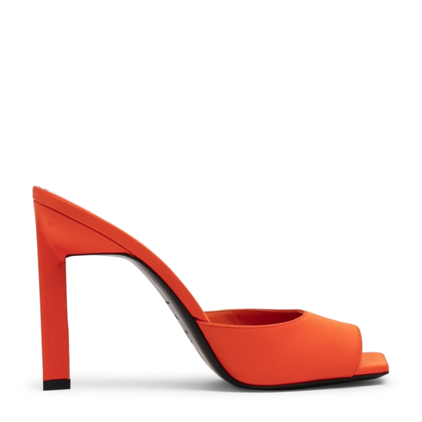 The Attico Orange Heels The Attico Kaia Mules For Women