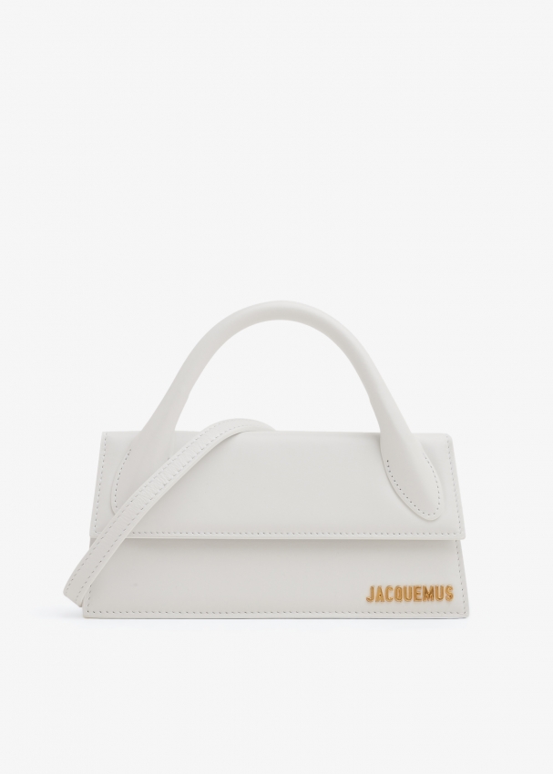 Jacquemus White 'Le Chiquito Long' Bag