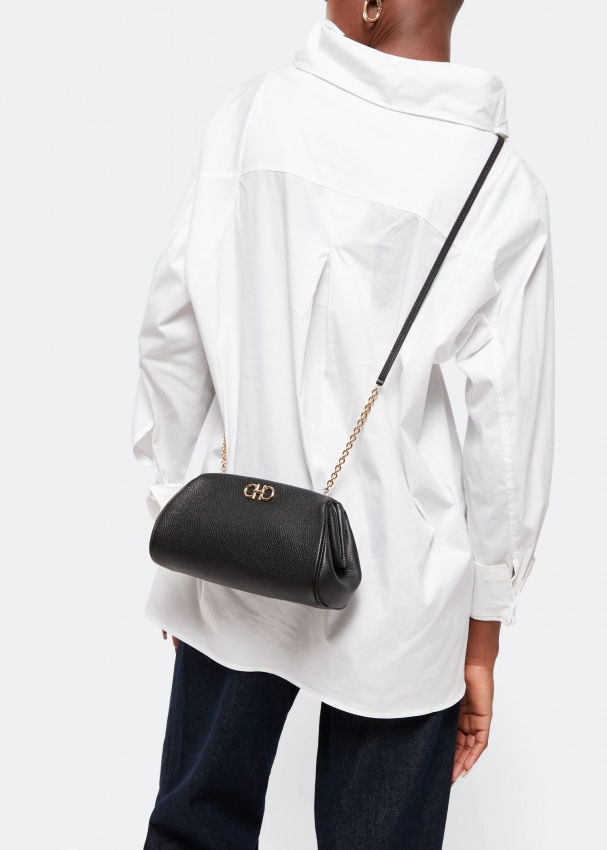 Ferragamo hotsell gancini clutch