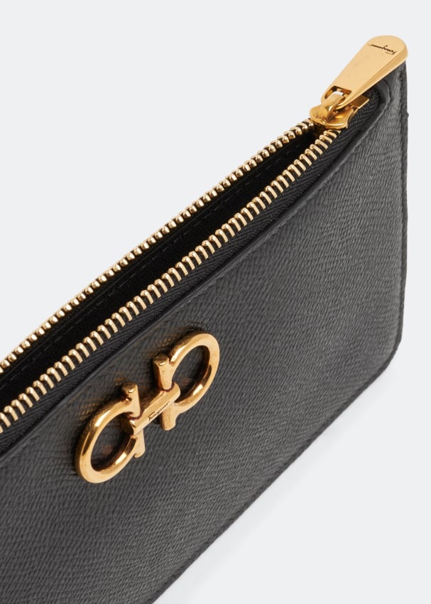 Ferragamo Gancini credit card holder for Women Black in KSA Level Shoes