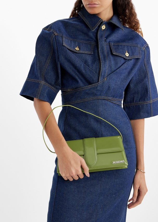 Jacquemus Le Bambino long bag for Women - Green in UAE Jacquemus Le Bambino long bag for Women - Green in UAE