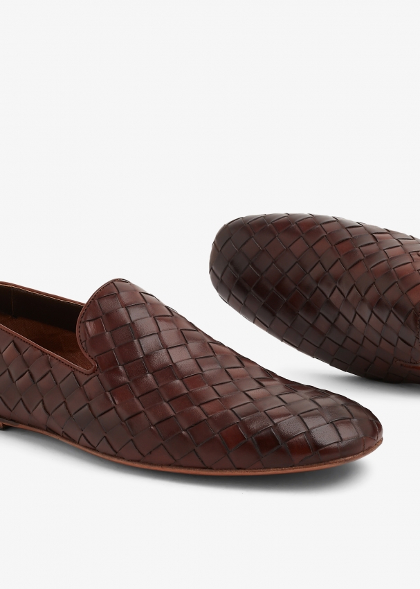 Mens woven slippers online
