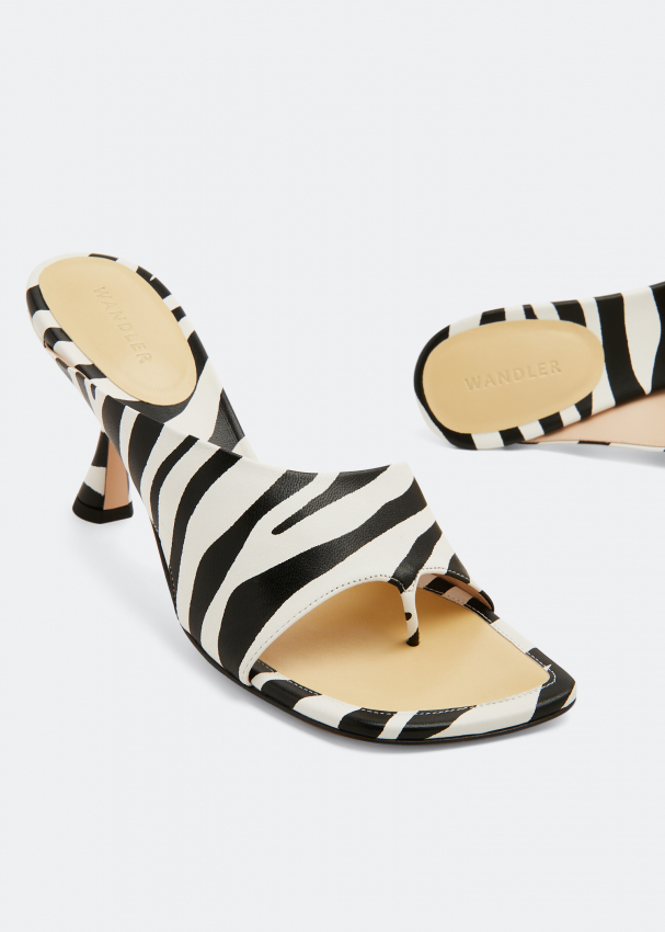 Wandler Julia sandals for Women Animal Printed in UAE Level Shoes