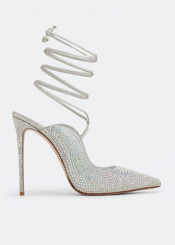 Le Silla Chanel Ivy 120 pumps for Women - Silver in UAE | Level Shoes