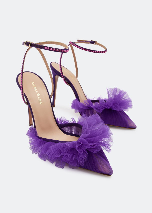 Andrea Wazen Franca Glitz pumps for Women Purple in UAE Level
