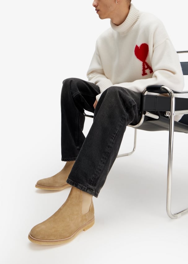 Common projects chelsea best sale boots on feet