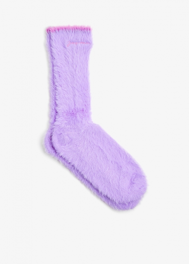 Jacquemus Les chaussettes Neve socks for Women Purple in Bahrain Level Shoes
