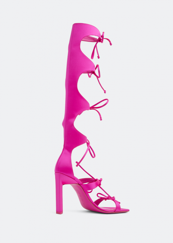Pink gladiator new arrivals heels