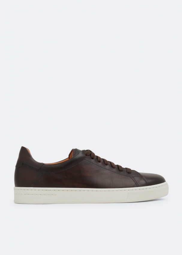 Magnanni cuervo hot sale leather sneaker