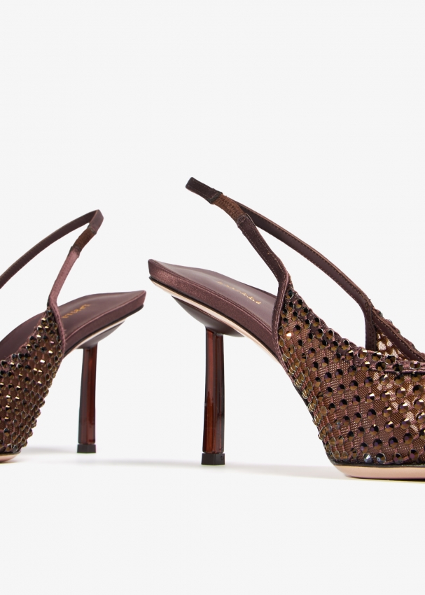Le Silla Gilda slingback pumps for Women Brown in KSA Level Shoes