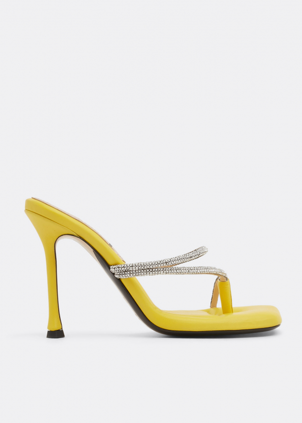 Mustard sandals discount