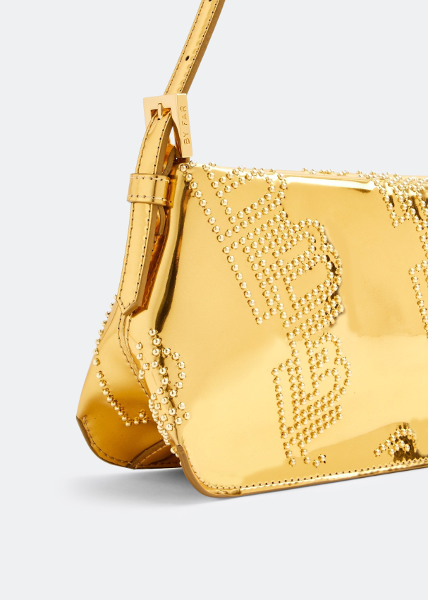 BY FAR Dulce shoulder bag for Women Gold in UAE Level Shoes