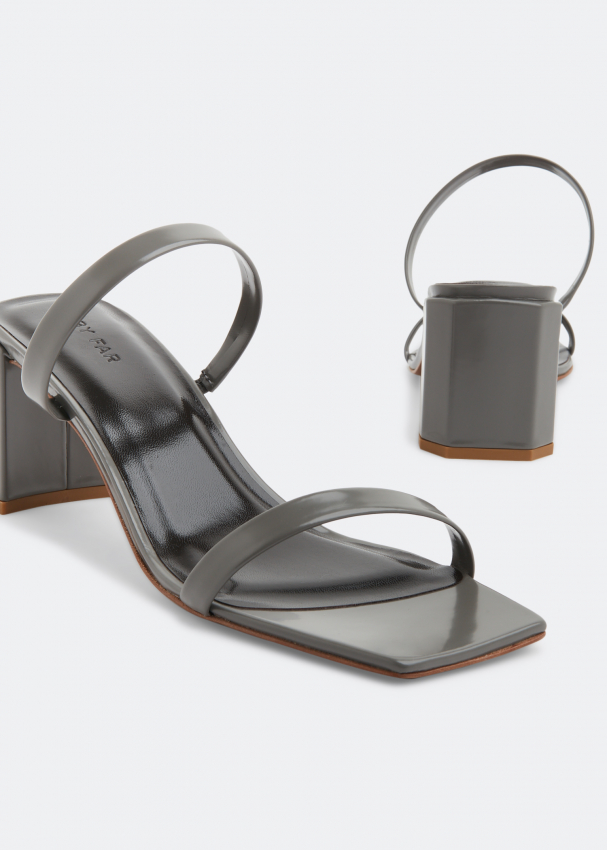 BY FAR Tanya sandals for Women Grey in UAE Level Shoes
