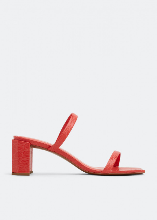BY FAR Tanya sandals for Women Red in Kuwait Level Shoes