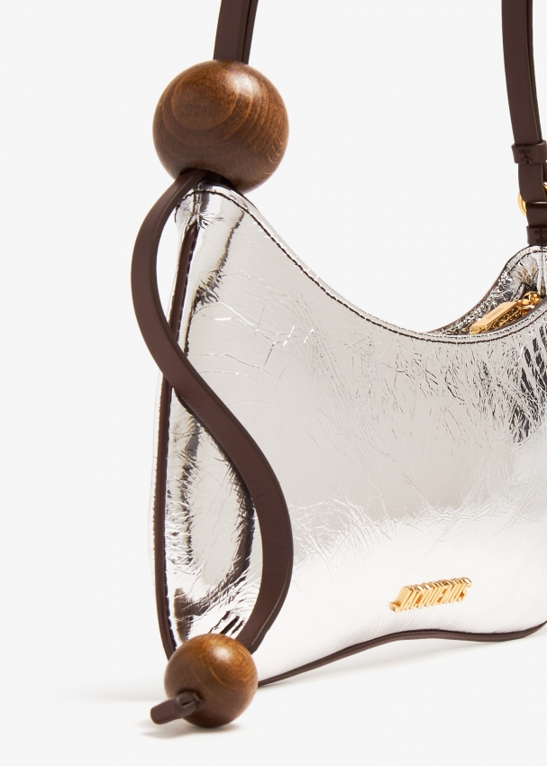 Jacquemus Le Bisou Perle bag for Women - Silver in UAE
