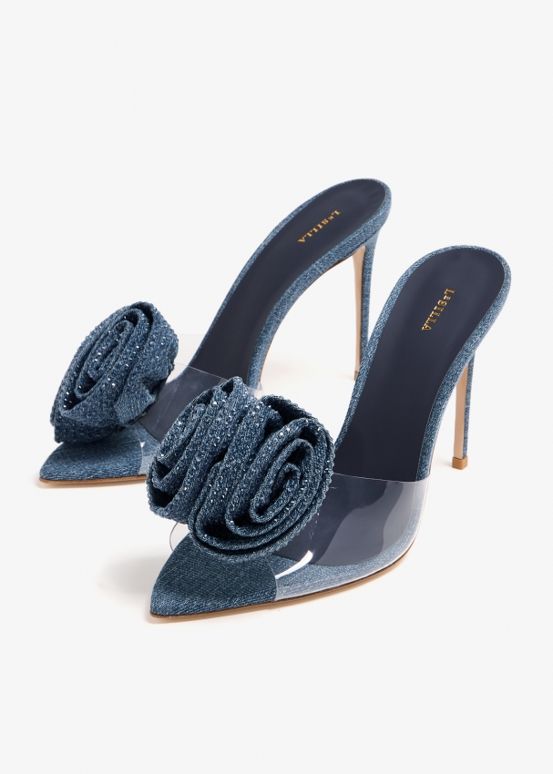 Le Silla Gwen 120mm patent-leather sandals - Purple