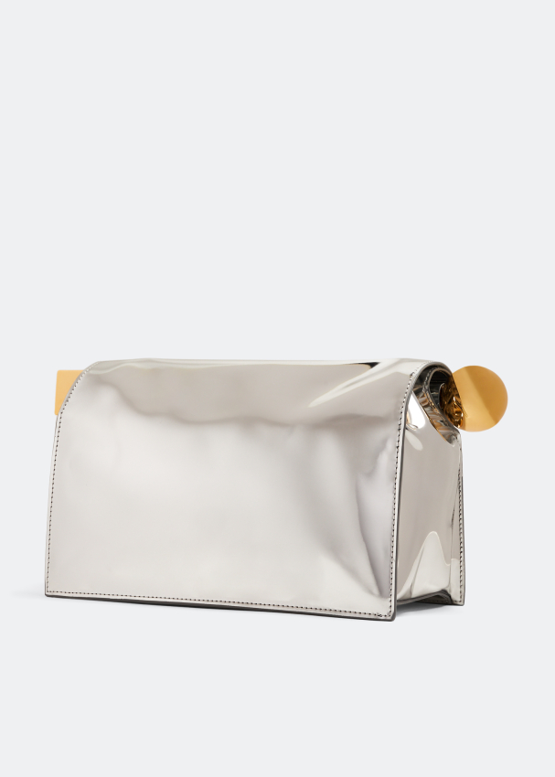 Womens Jacquemus silver Leather La Pochette Clutch Bag