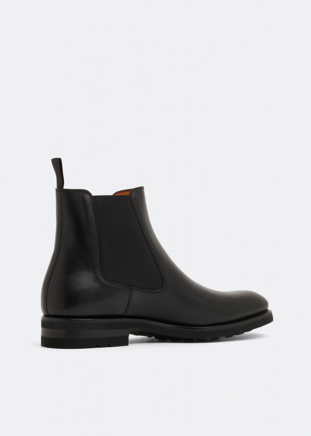 Magnanni Chelsea leather boots for Men Black in UAE Level Shoes
