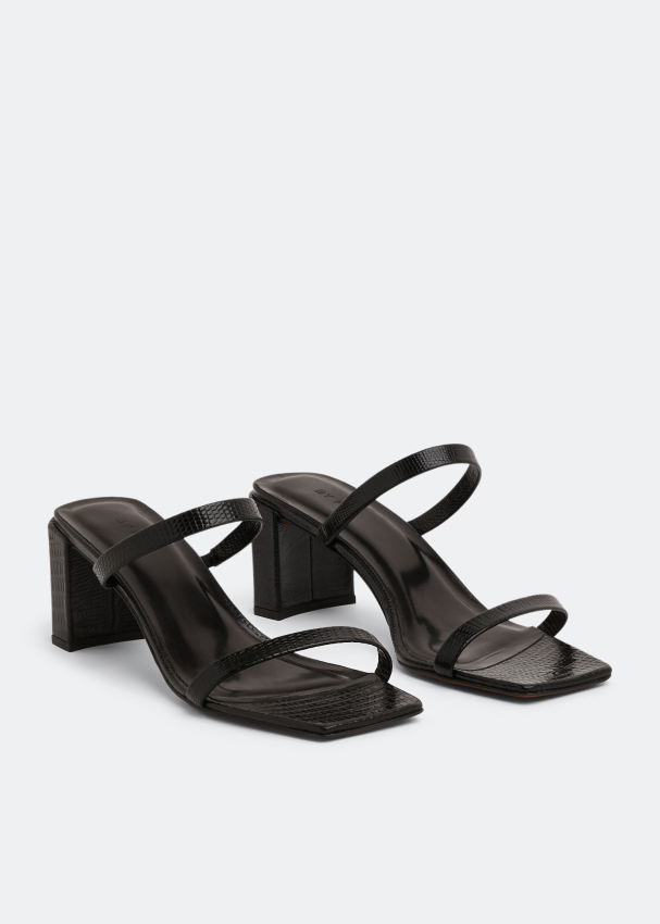 BY FAR Tanya sandals for Women Black in UAE Level Shoes