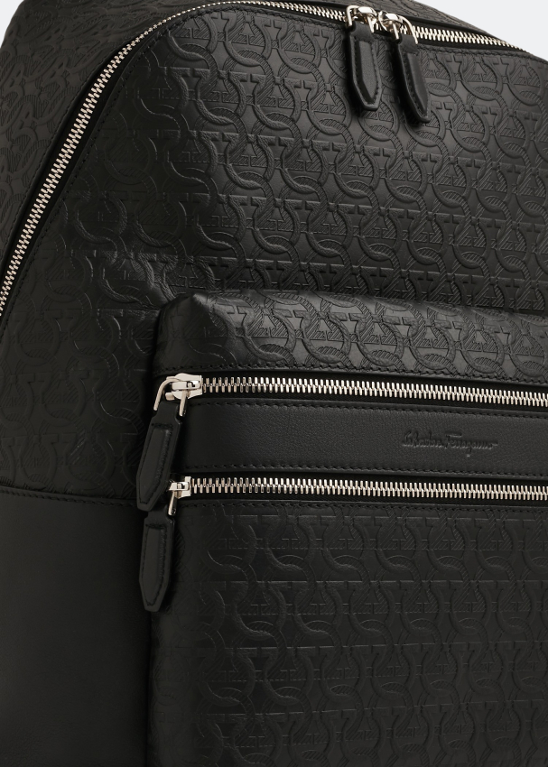 Ferragamo Gancini backpack for Men Black in UAE Level Shoes