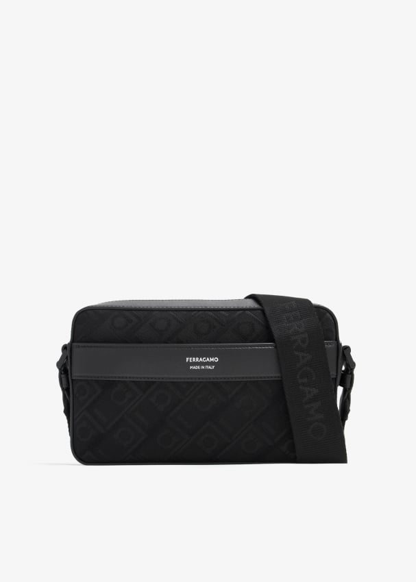 Ferragamo All-over Gancini bag for Men - Black in UAE