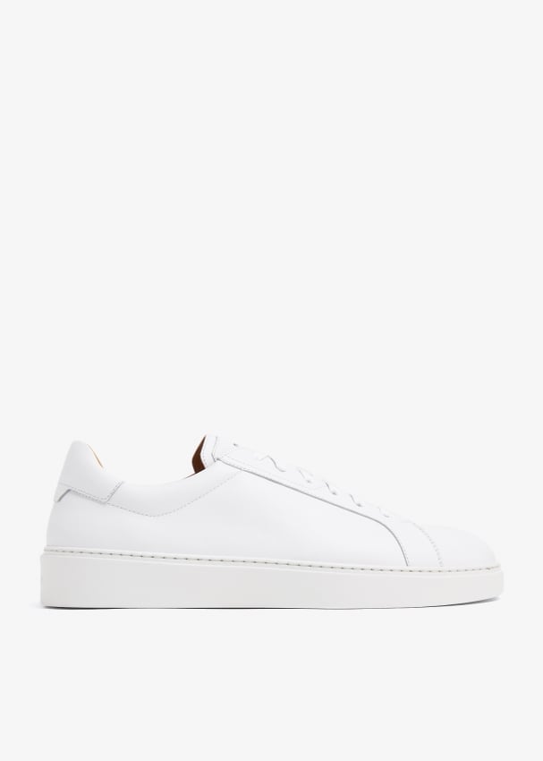 Magnanni Leather sneakers for Men - White in UAE | Level Shoes