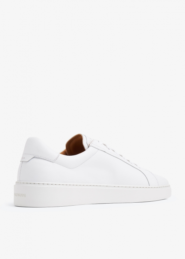 Magnanni Leather sneakers for Men - White in UAE | Level Shoes