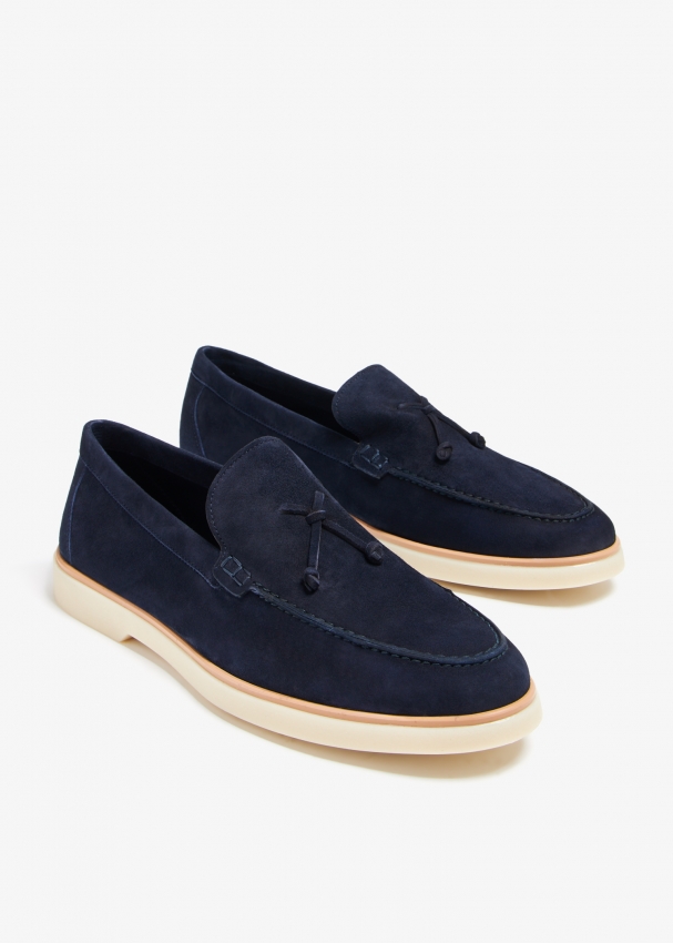 Magnanni blue suede loafers deals
