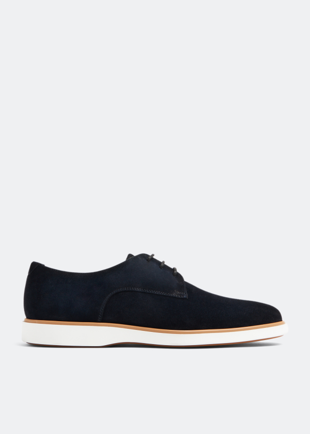 Blue sales derby shoes