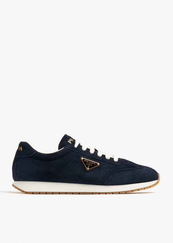 Prada Rank suede sneakers for Men - Blue in Bahrain | Level