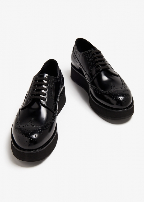 Prada brogues sale on sale