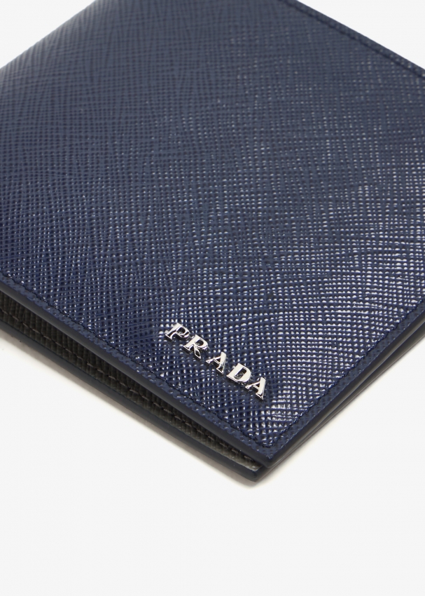 Prada saffiano wallet mens cheap