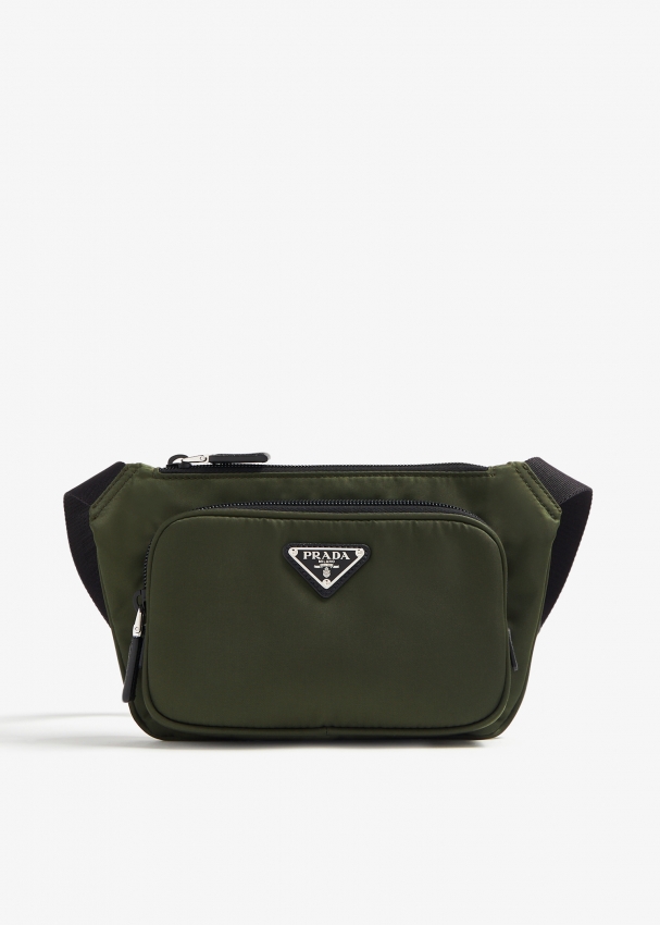 Prada Re-Nylon shoulder bag for Men - Green in UAE | Level Shoes Prada Re-Nylon shoulder bag for Men - Green in UAE | Level Shoes