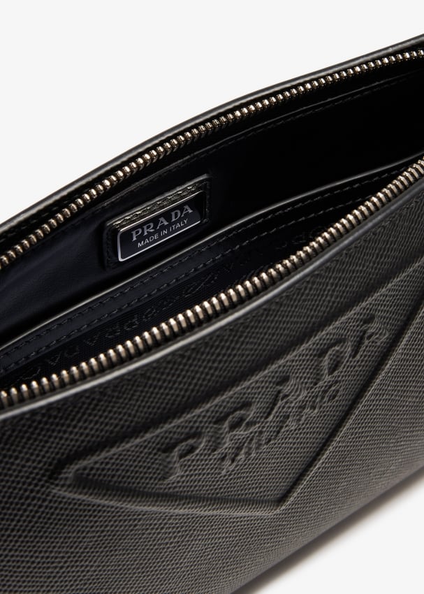 Prada saffiano men's clutch bag cheap