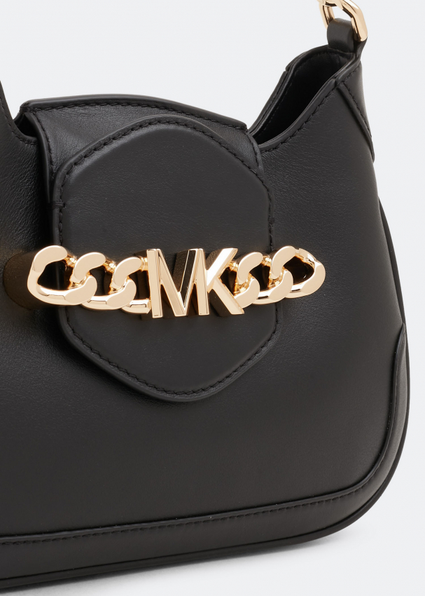 Michael Kors Hally small leather shoulder bag for Women Black in UAE